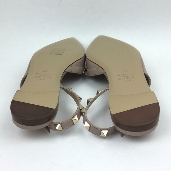 VALENTINO Rockstud Slingback Ballerina Fla… - Picture 9 of 14